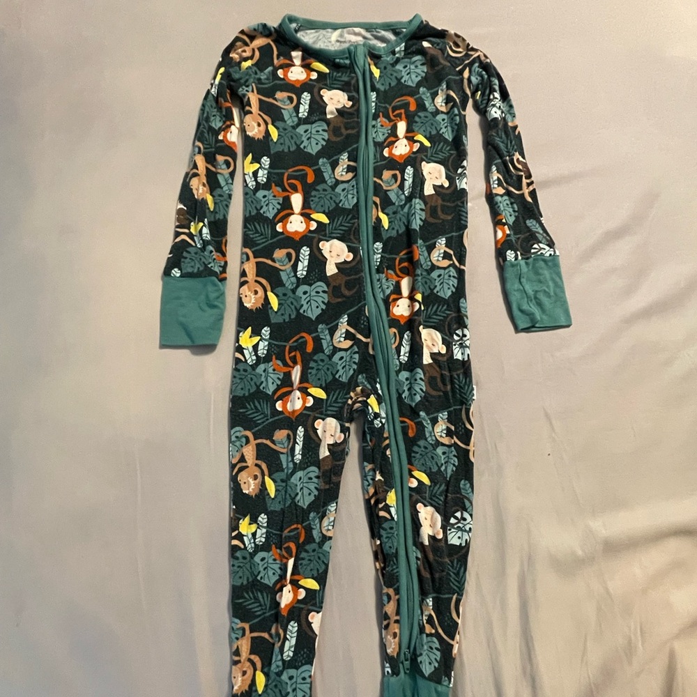 Little Sleepies Monkey Print
